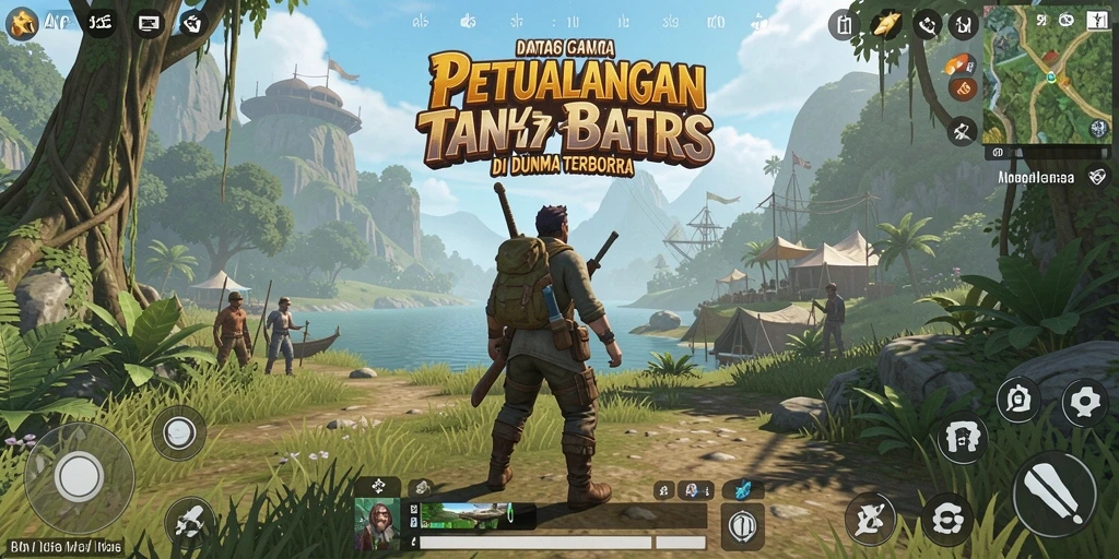 Tampilan gameplay Open World yang memukau dan penuh petualangan.