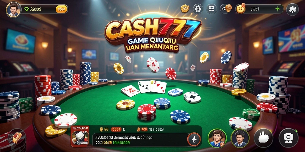 Screenshot gameplay menunjukkan keseruan bermain QiuQiu.