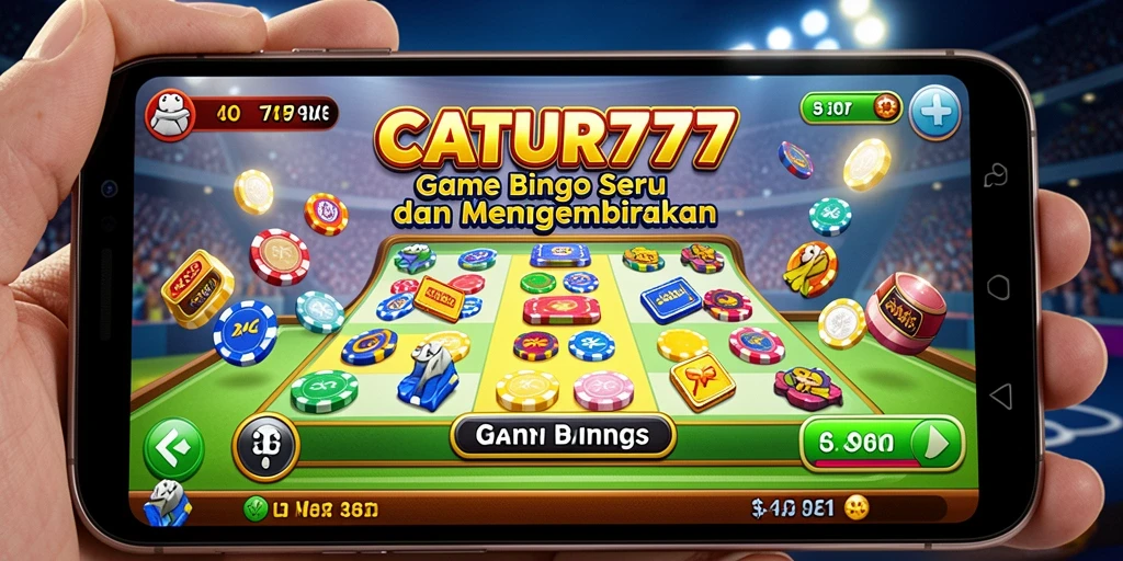 Tampilan gameplay seru di CATUR777 menunjukkan keseruan permainan Bingo.