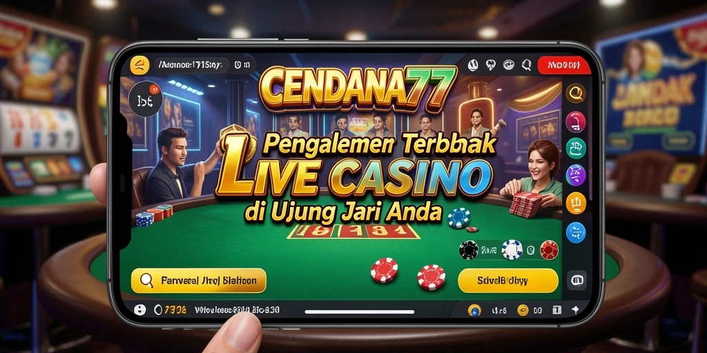Gameplay CENDANA777 menampilkan dealer langsung dan interaksi pemain yang seru.