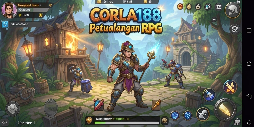 Screenshot gameplay CORLA188 menampilkan aksi seru dan eksplorasi mendalam.
