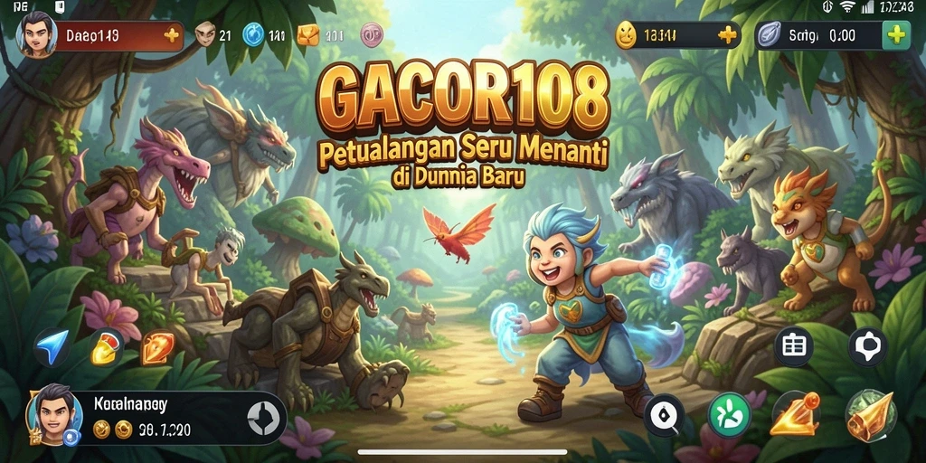 Tampilan gameplay GACOR108 yang mendebarkan di dunia petualangan.