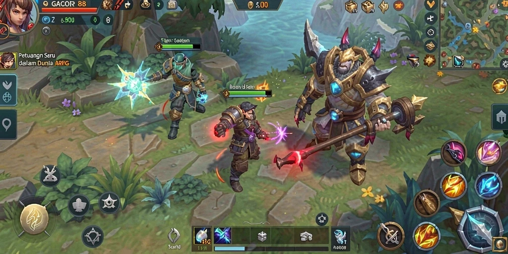Tampilan gameplay <strong>GACOR88</strong> yang menakjubkan dan penuh aksi.