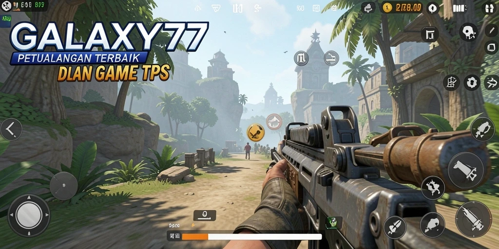 Tampilan mendebarkan dari gameplay GALAXY77 yang seru.