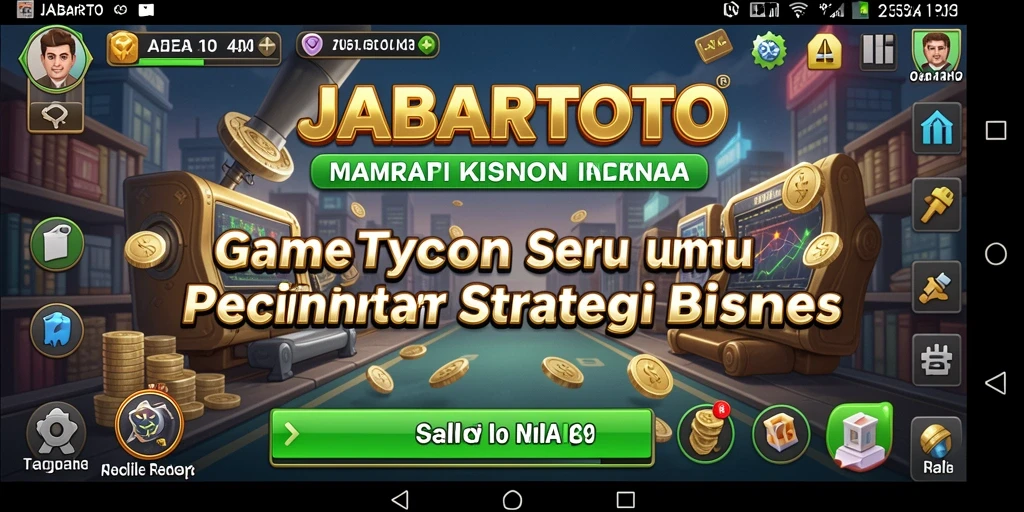Tampilan permainan Tycoon dengan grafik menarik di JABARTOTO.