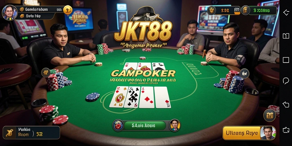 Gameplay poker yang seru dan menarik di JKT88.