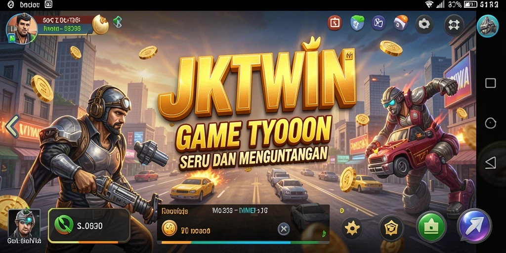 Tampilan gameplay JKTWIN yang menarik dan interaktif.