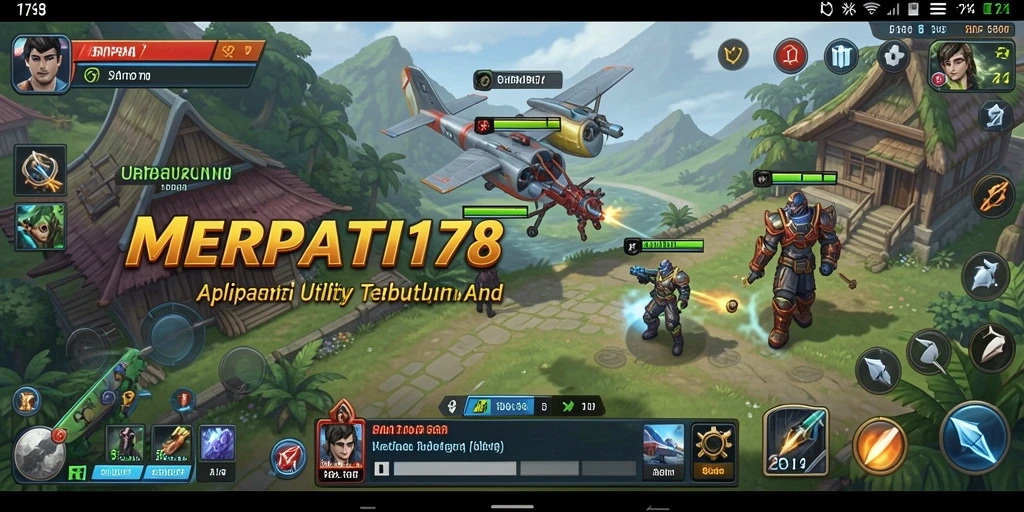 Tampilan antar muka MERPATI178 yang sederhana dan fungsional.