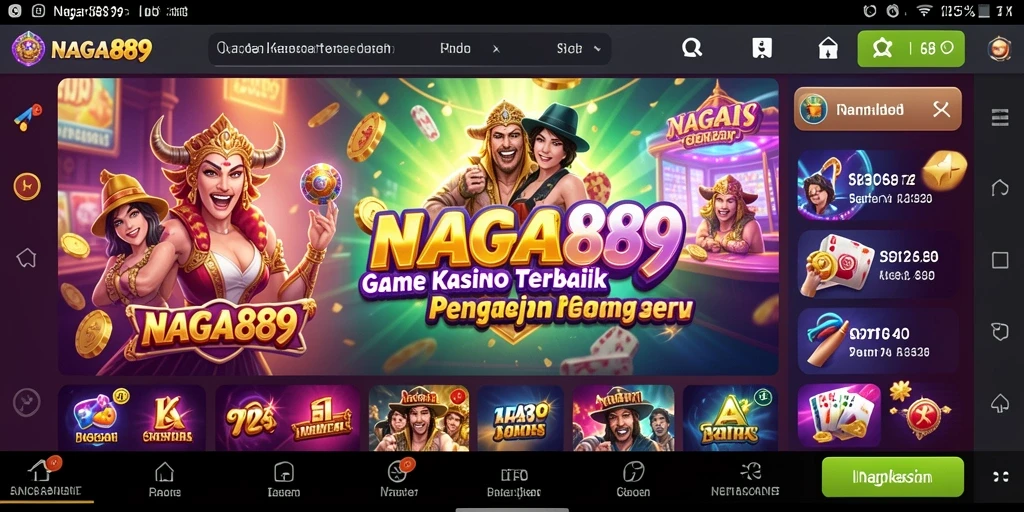Tampilan menarik dari gameplay NAGA889 yang mendebarkan.