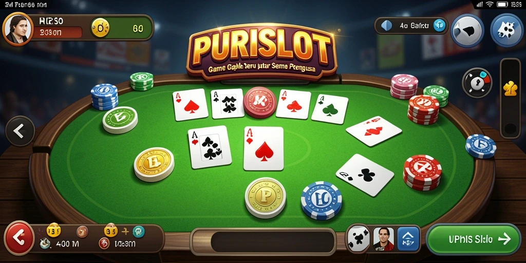 Gameplay menarik dari PURISLOT yang menggambarkan permainan Gaple.