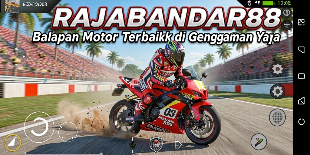Tangkapan layar RAJABANDAR88 menampilkan momen balapan yang mendebarkan dan penuh aksi.