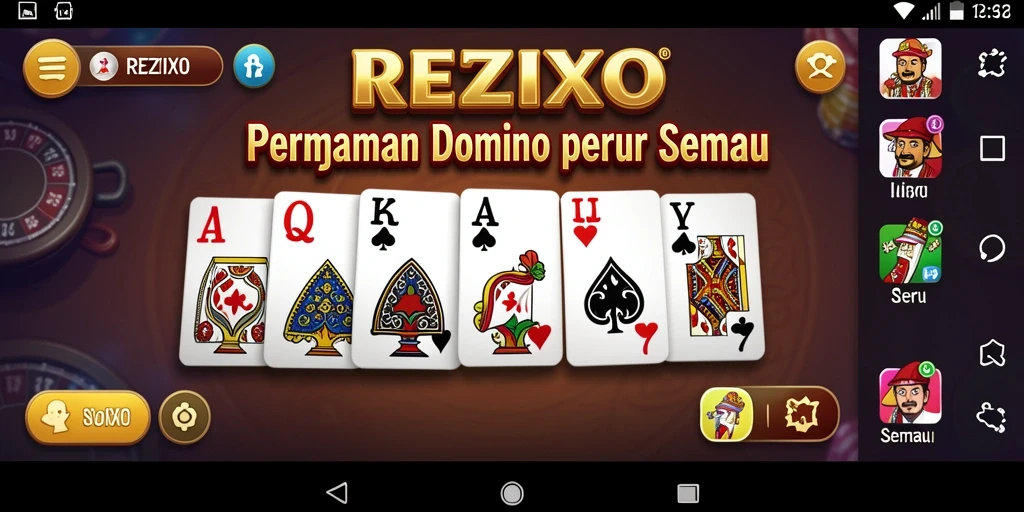 Tampilan menarik dari gameplay REZIXO yang penuh strategi.