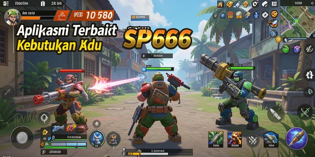 Tampilan antarmuka SP666 yang sederhana dan fungsional.
