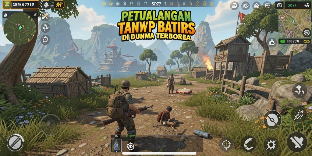 Tampilkan momen seru dalam gameplay Open World SR877.