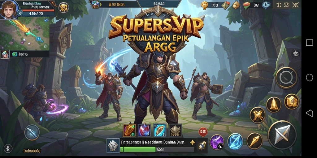 Tampilan gameplay SUPERSVIP yang menegangkan dan penuh aksi.