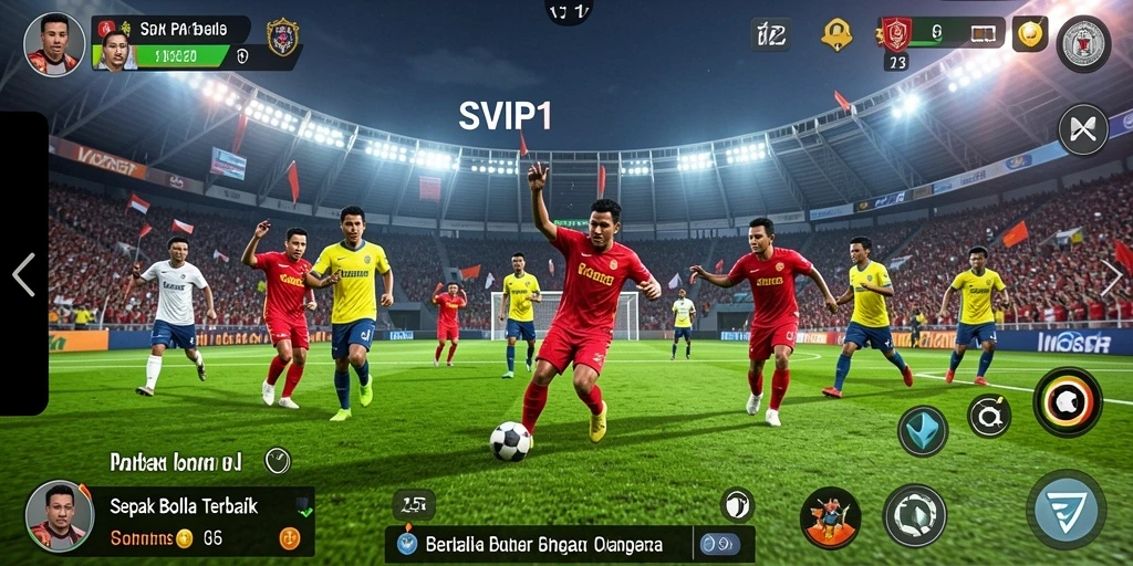 Tampilan gameplay SVIP1 yang dinamis dan mendebarkan.