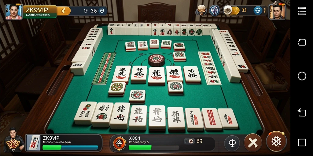 Gameplay Mahjong ZK9VIP yang seru dan menantang.